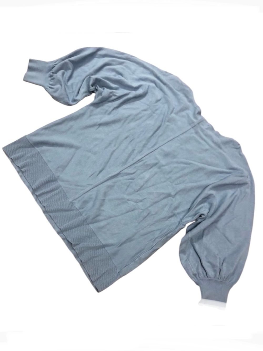 Blue Batwing Sweater